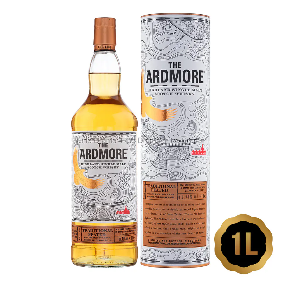 Ardmore Traditional Peated (40%vol. 1L)  1