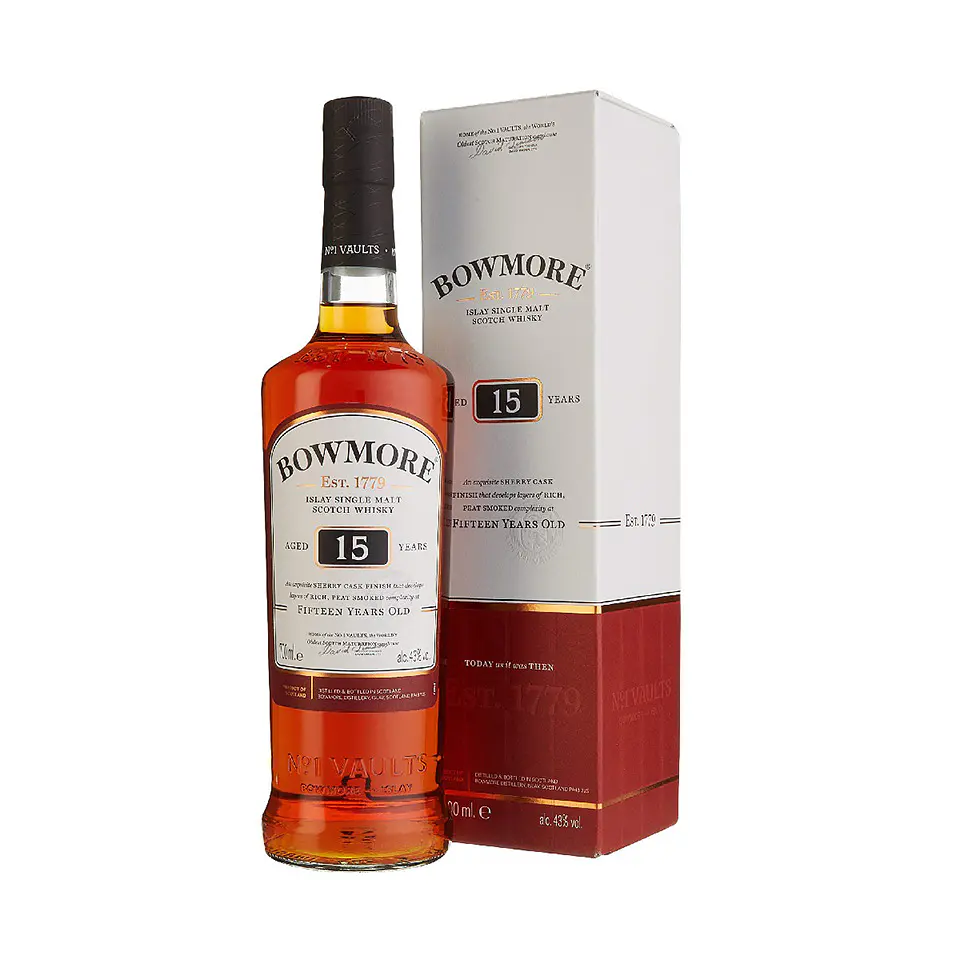 Bowmore 15 Sherry Cask Finish (43%vol. 700ml) 1