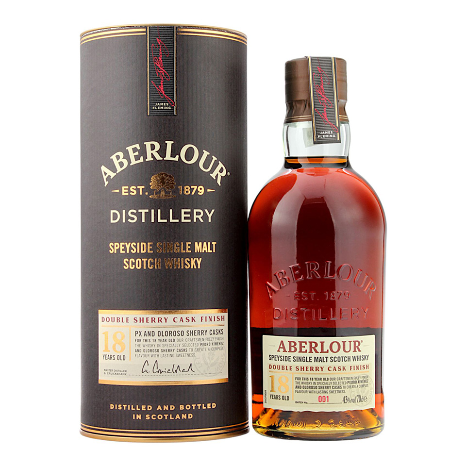 Aberlour 18  Double Sherry Cask Finish (43%vol. 700ml)