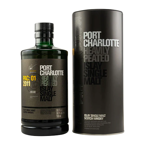 Bruichladdich Port Charlotte PAC:01 2011 Heavily Peated (56.1% vol. 700ml)