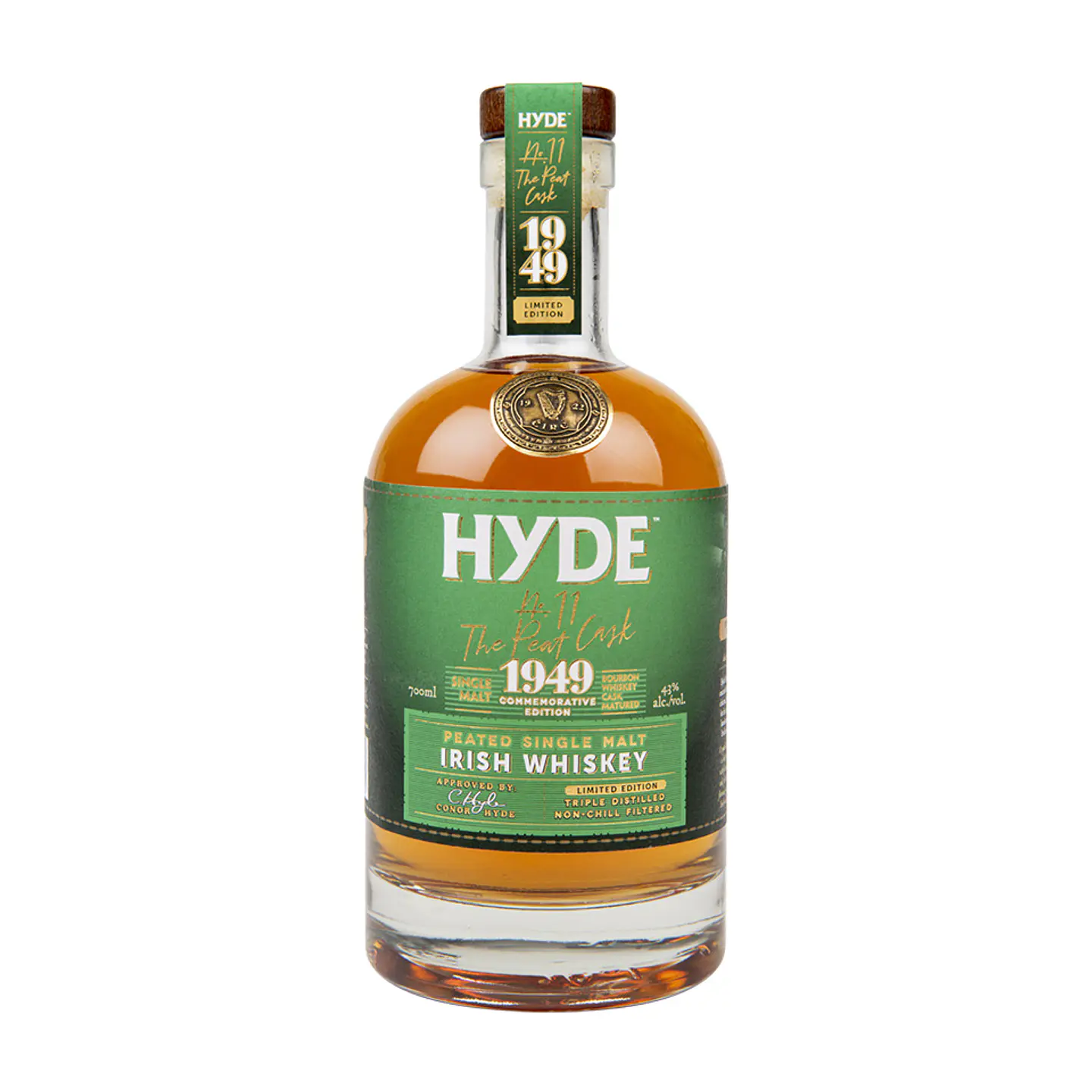 Hyde No.11 Single Malt Peated (43% vol.700ml) 1