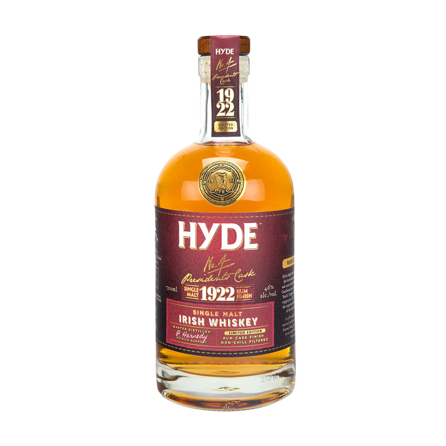 Hyde No.4 Single Malt Rum Cask Finish (46% vol.700ml) 1