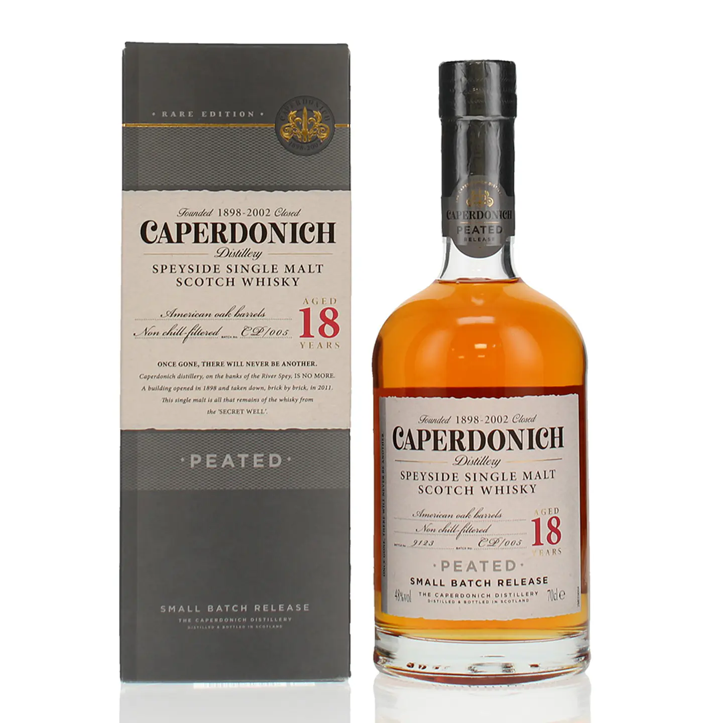 Caperdonich 18 Peated Small Batch Release (48% vol.700ml) 1