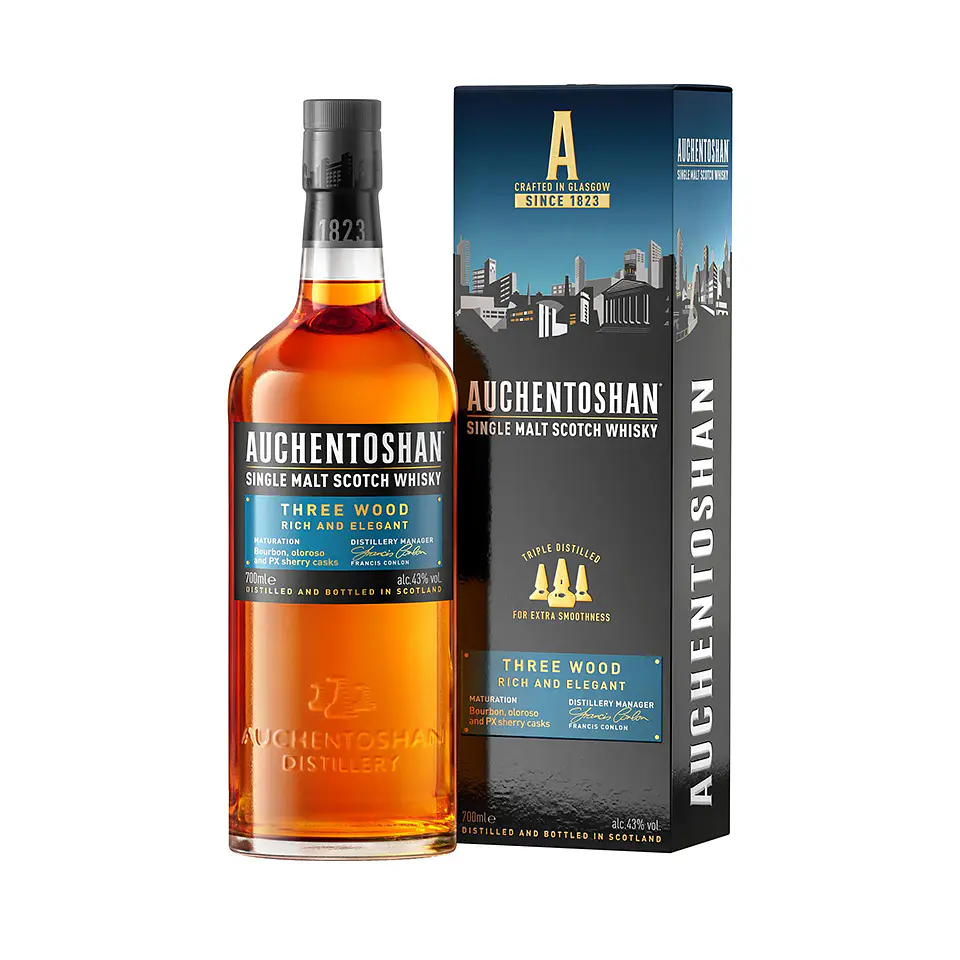 Auchentoshan Three Wood (43%vol. 700ml) 1
