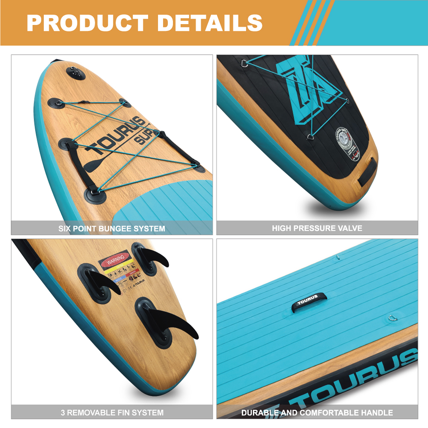 STAND UP PADDLE SUP 11' TOURUS MODELO TS002 4