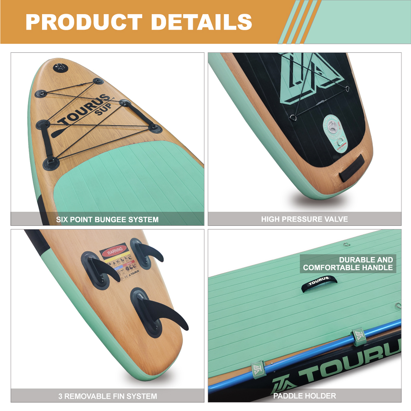 STAND UP PADDLE SUP 11' TOURUS MODELO TSWG01 4