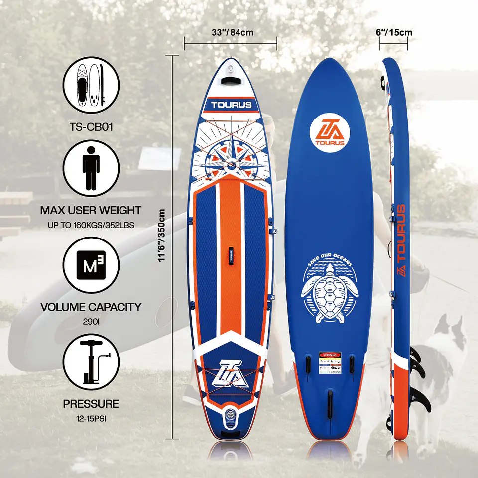 STAND UP PADDLE SUP 11'6 TOURUS MODELO TSCA01 (EX TSCB01) 4