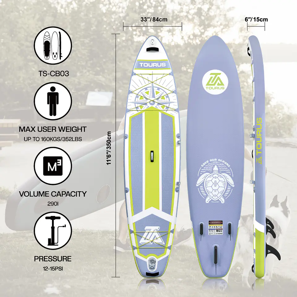 STAND UP PADDLE SUP 11'6 TOURUS MODELO TSCB03 3