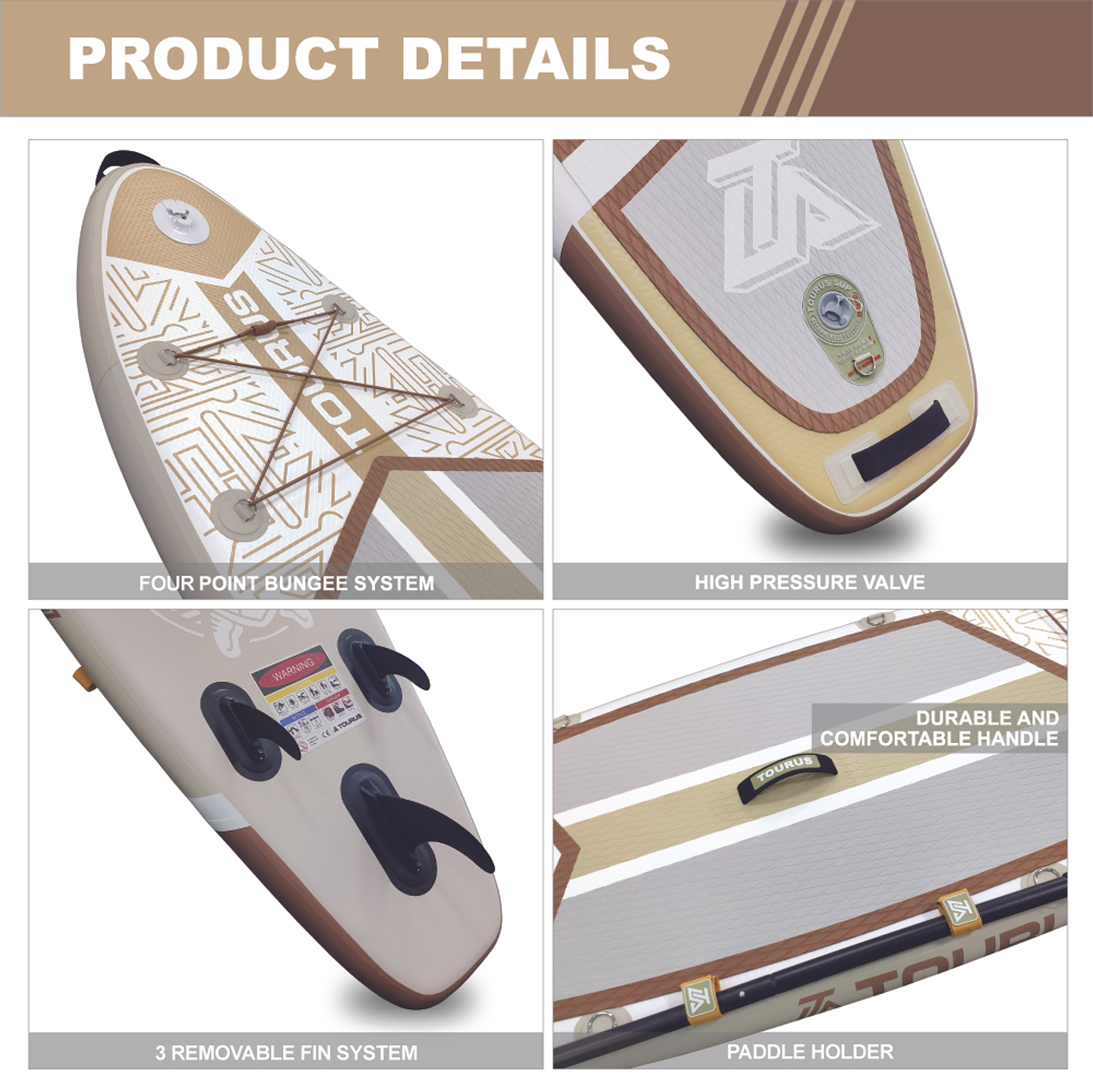 STAND UP PADDLE SUP 8' TOURUS MODELO TSJC01 4