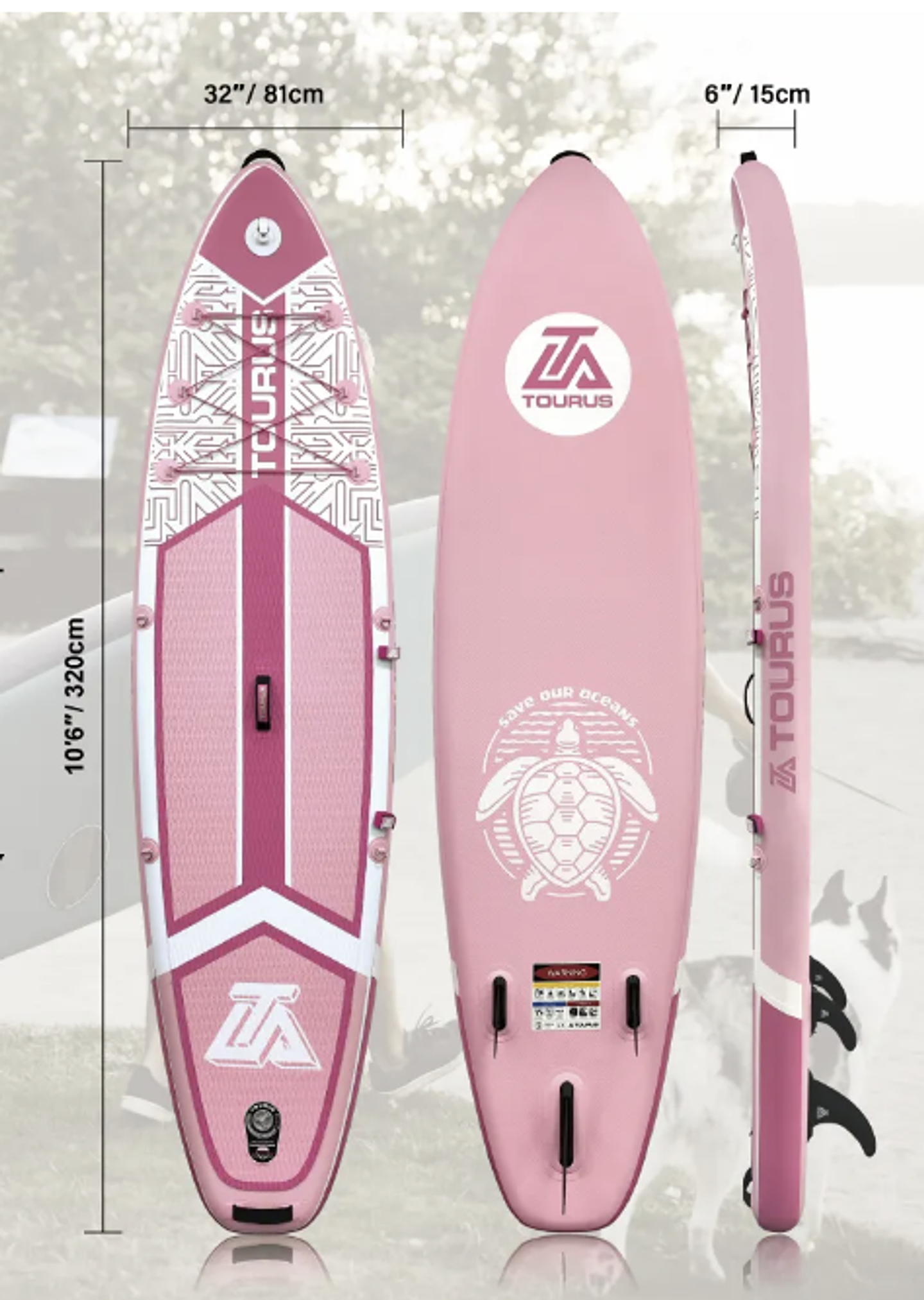 STAND UP PADDLE SUP 10'6 TOURUS MODELO TSJB01 3