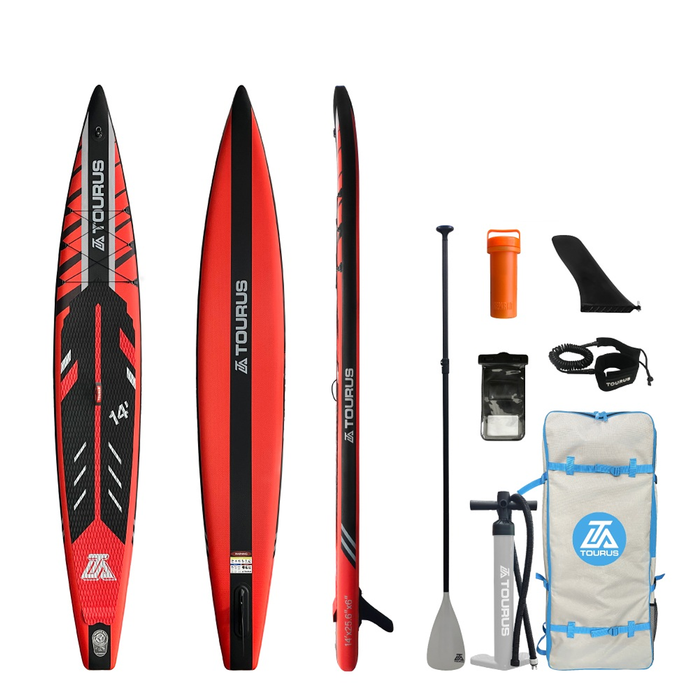 STAND UP PADDLE RACING SUP 14' TOURUS MODELO TSFR01 2