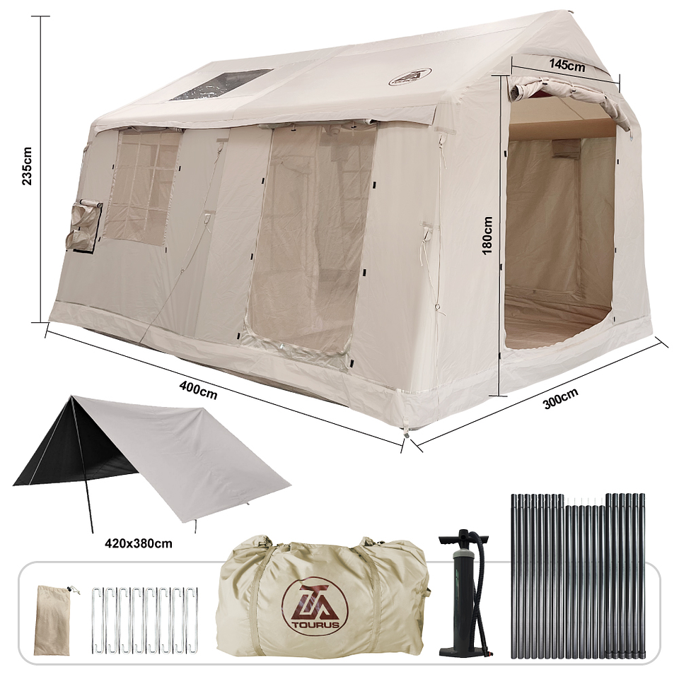 CARPA INFLABLE TOURUS 8 A 12 PERSONAS. MODELO TSIT09 4