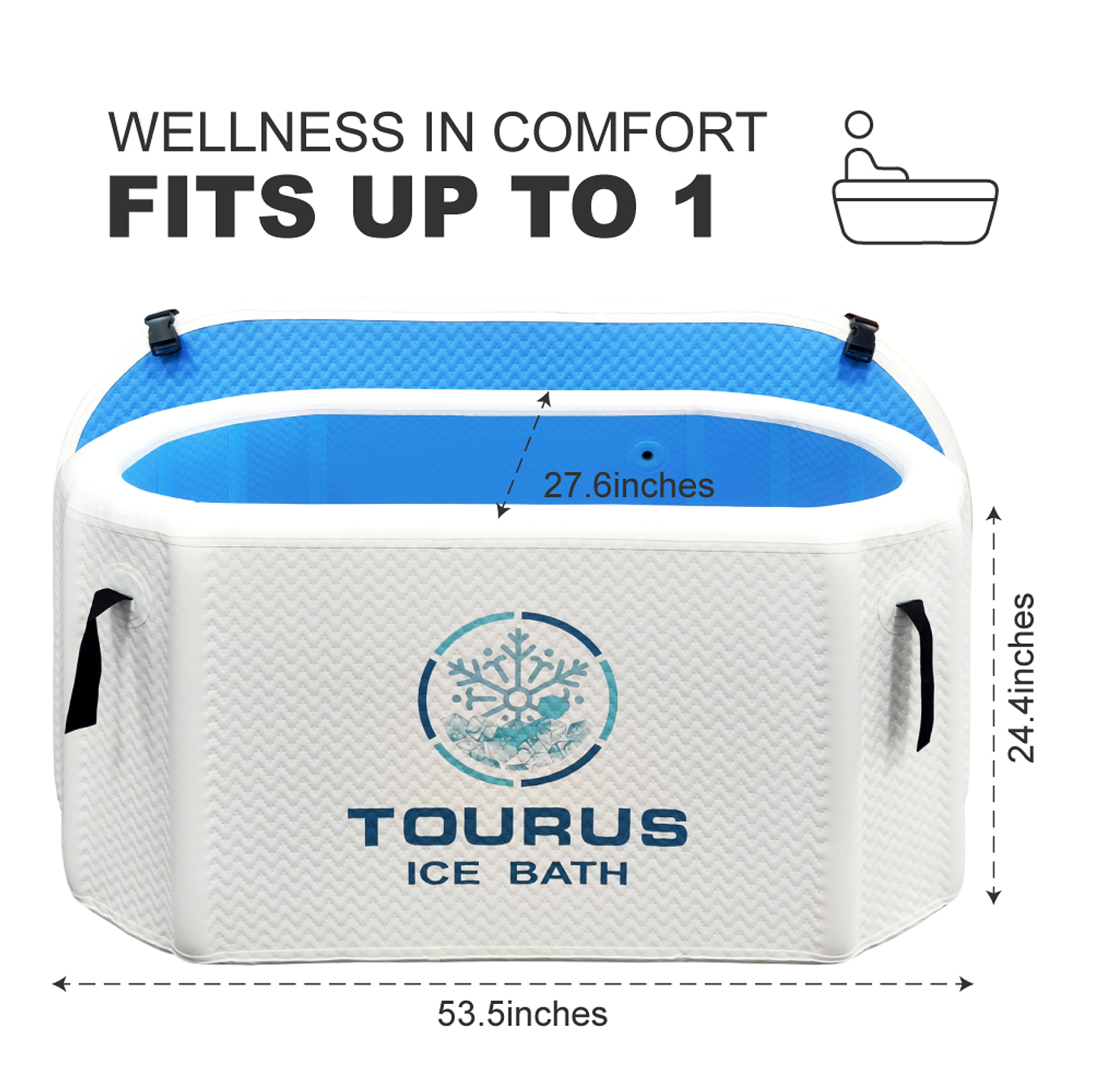 TINA DE HIELO ICE BATH TOURUS 1 PERSONA. MODELO TSCP02 2