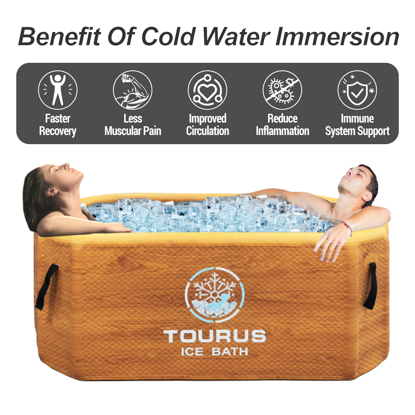 TINA DE HIELO ICE BATH TOURUS 1 O 2 PERSONAS. MODELO TSCP06 4