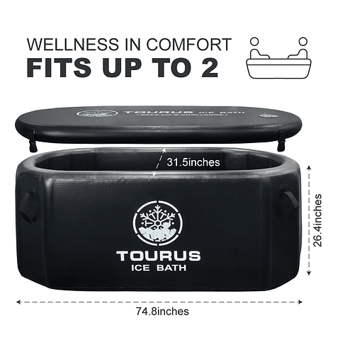 TINA DE HIELO ICE BATH TOURUS 2 PERSONAS. MODELO TSCP07