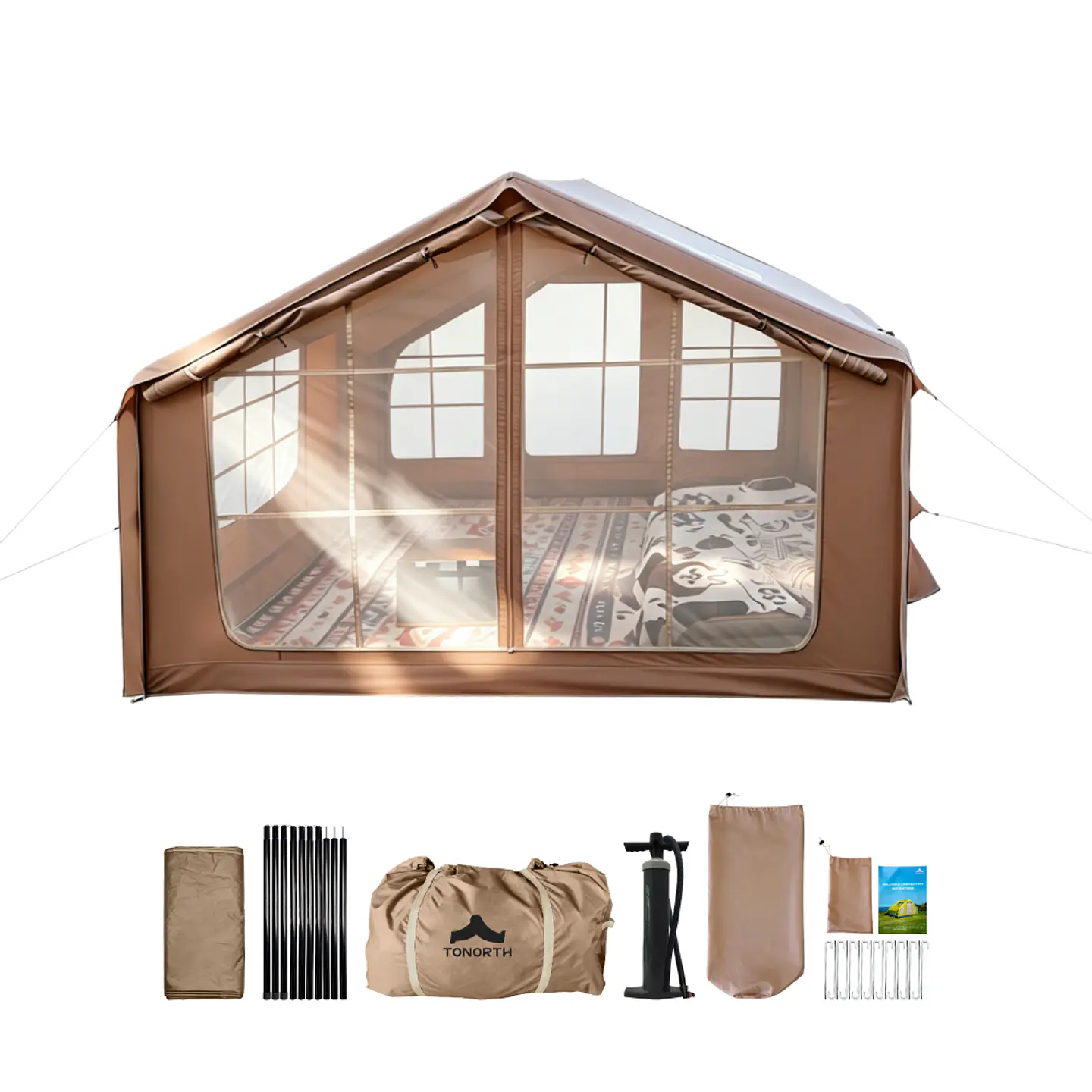 CARPA INFLABLE TOURUS 4 A 6 PERSONAS. MODELO TSITB08 3