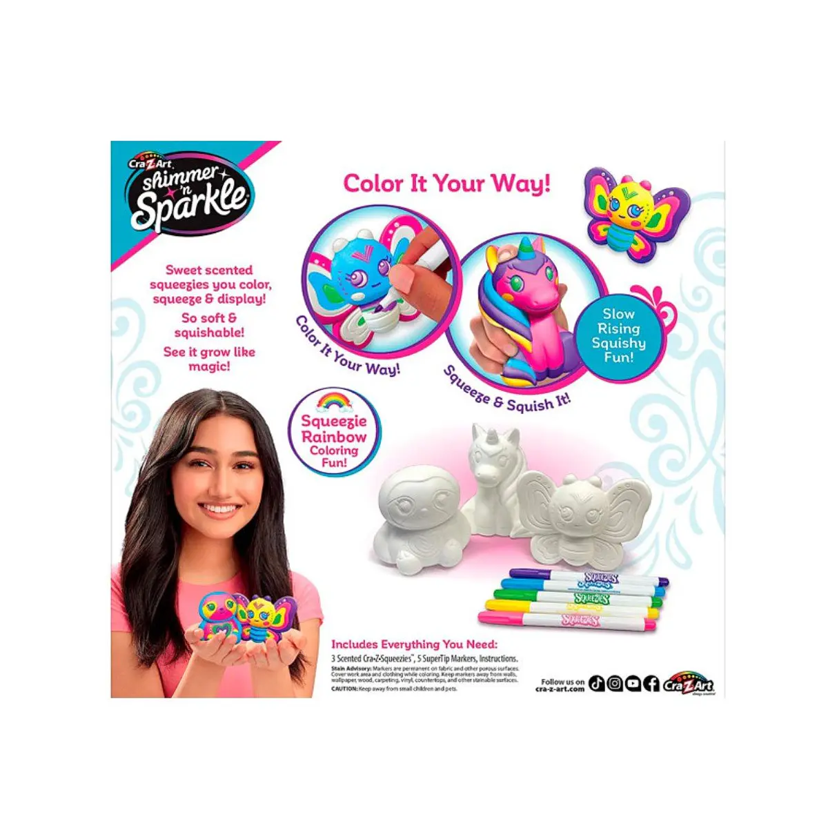 CRAZART KIT COLOREA TUS SQUEEZIES