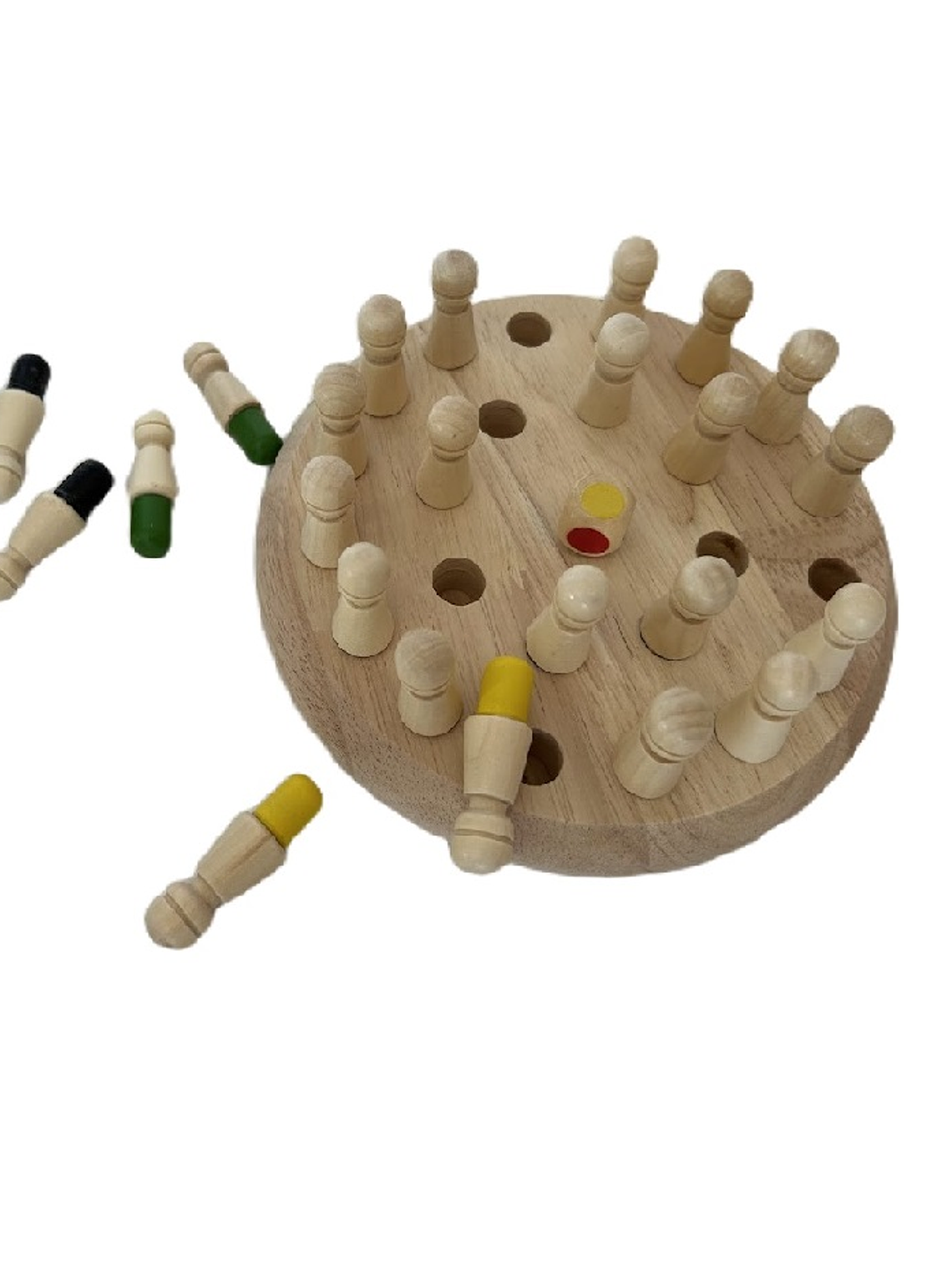 Memory chess - Memorice colores madera  3