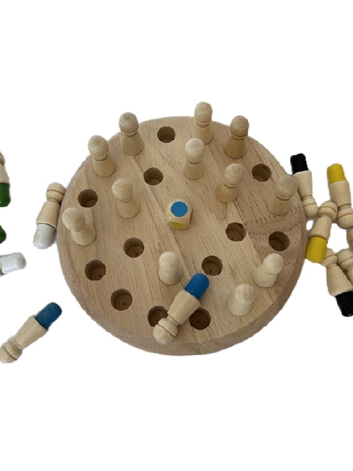 Memory chess - Memorice colores madera  4