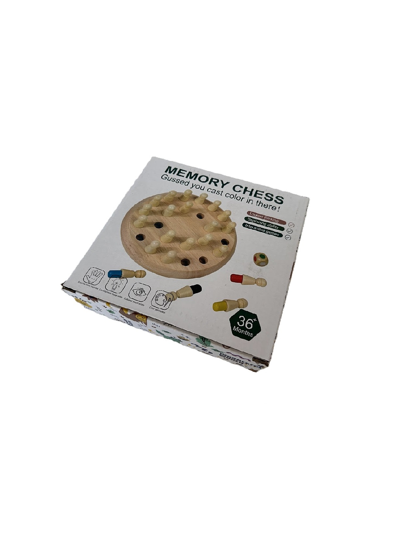 Memory chess - Memorice colores madera  5