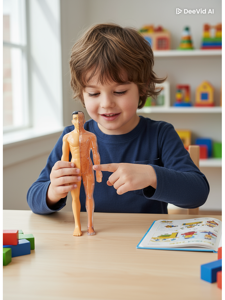 Set cuerpo humano armable 4