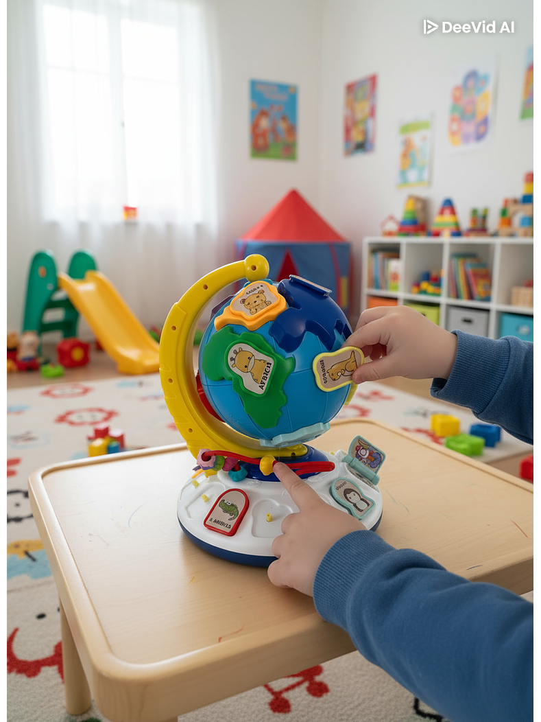 Globo terráqueo educativo 2