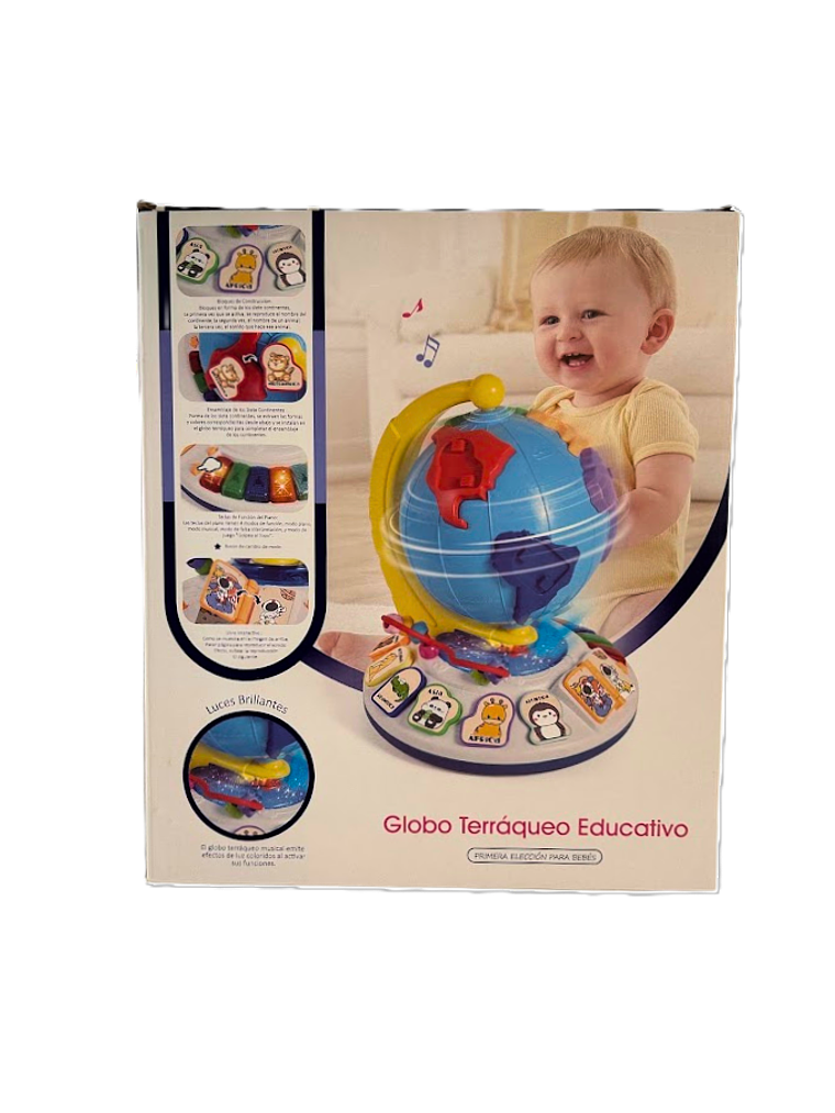 Globo terráqueo educativo 4