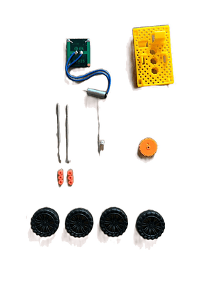 Carrito de energía solar armable