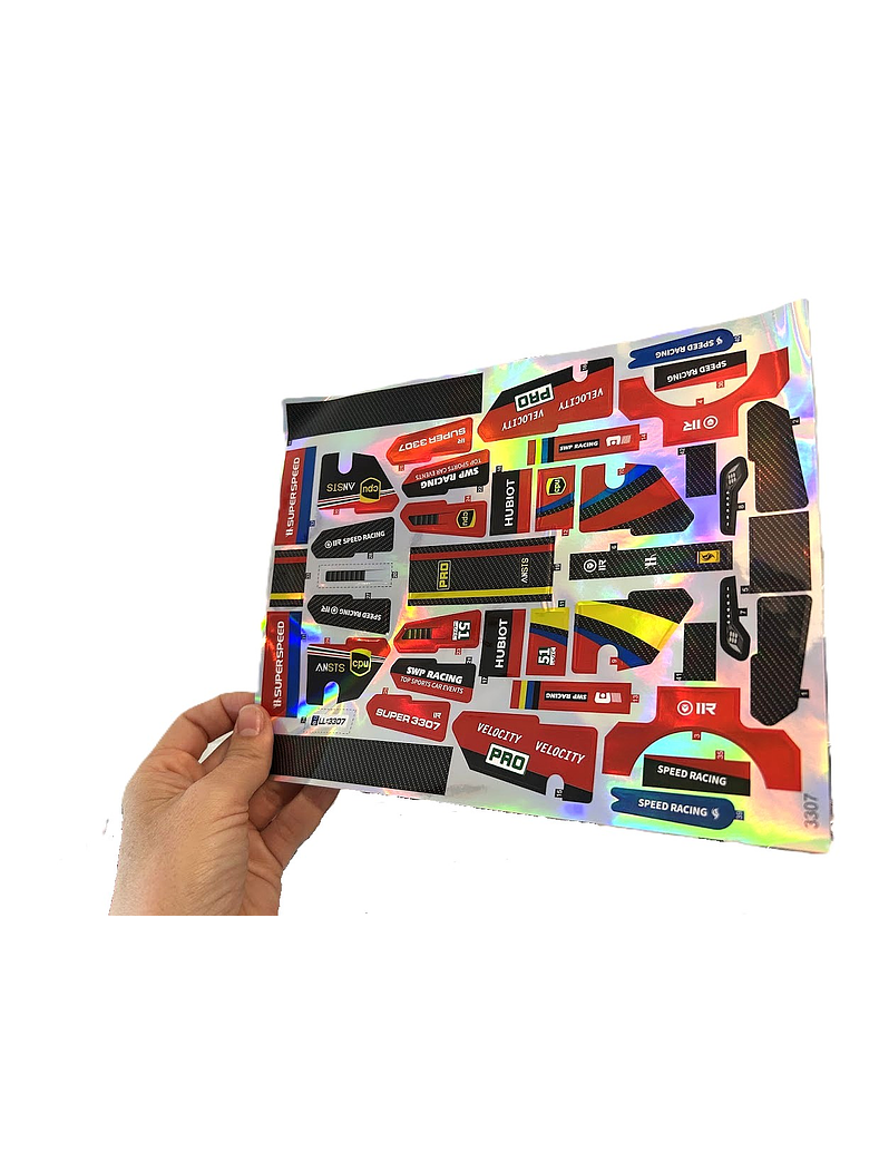 Auto de carreras. Bloques armables rojo 426 piezas. 6