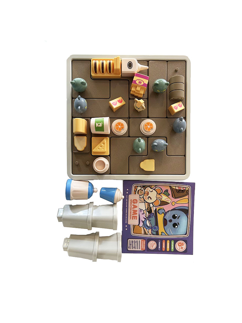 El gato y el ratón. Juego de lógica 3