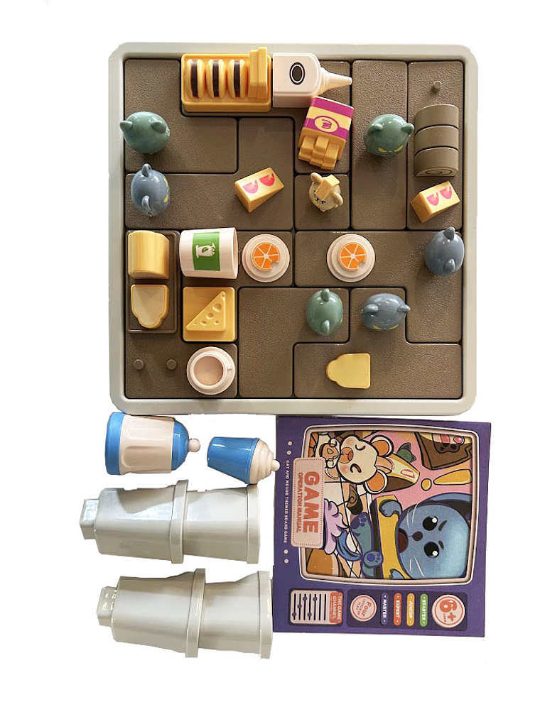 El gato y el ratón. Juego de lógica 3