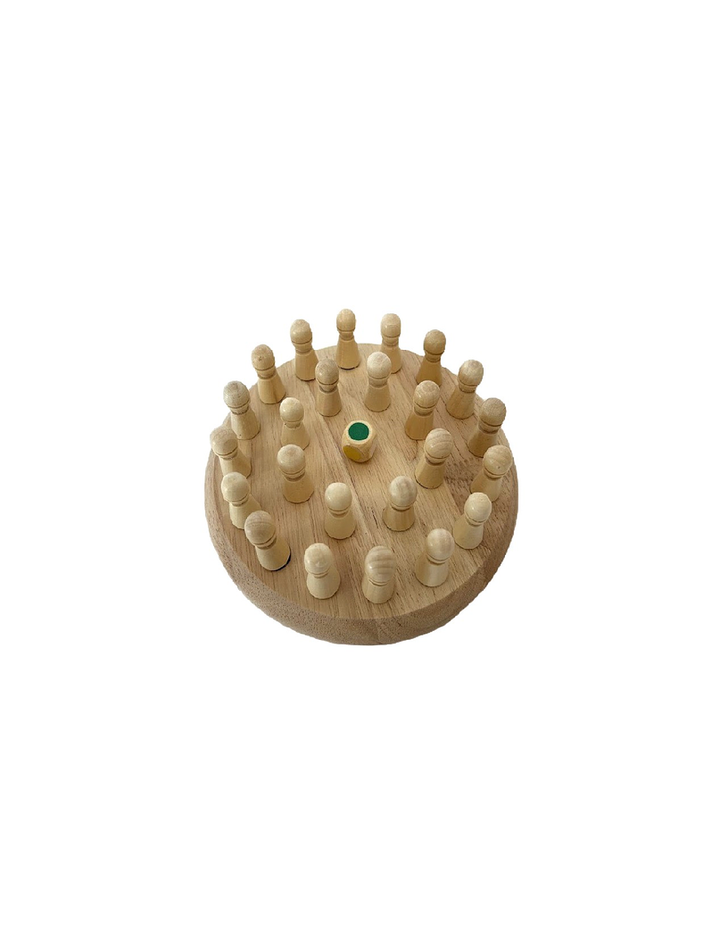 Memory chess - Memorice colores madera  2