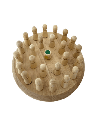 Memory chess - Memorice colores madera 