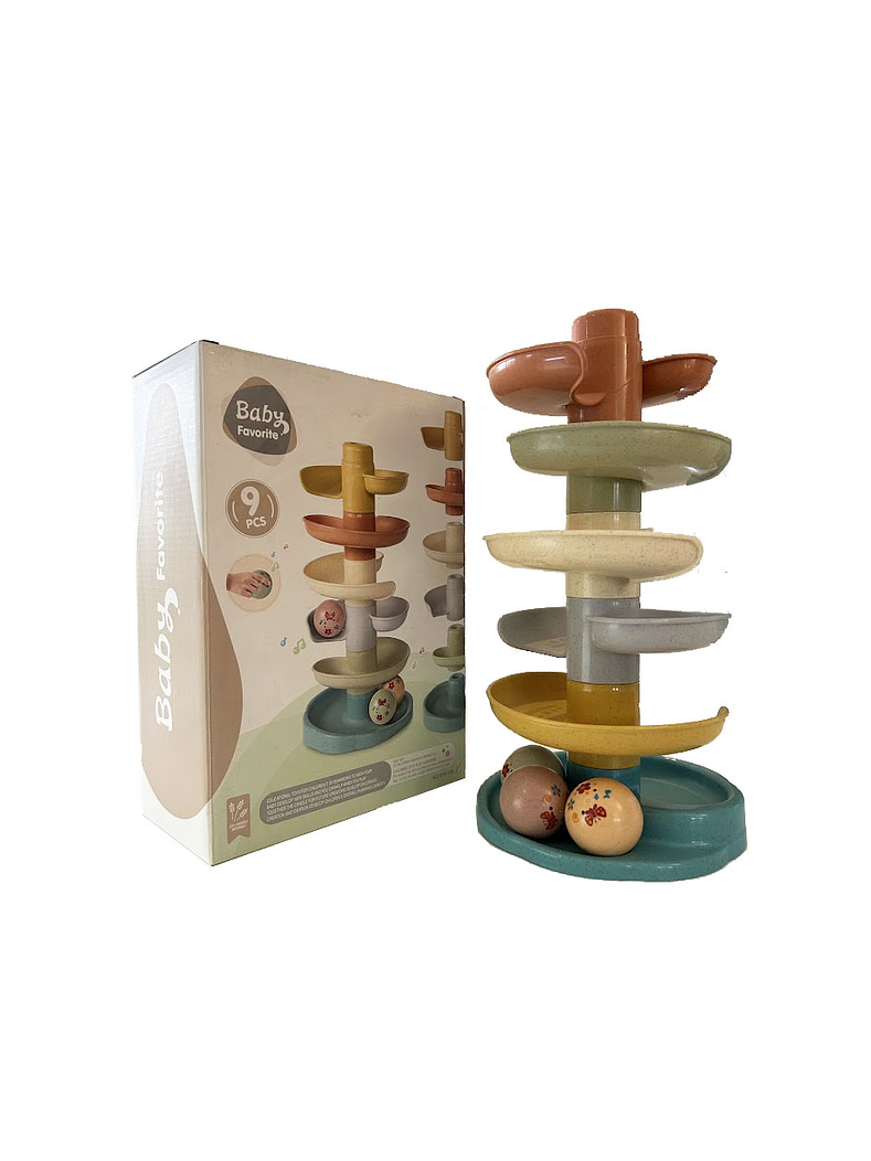 Torre de cascada para pelotas 1