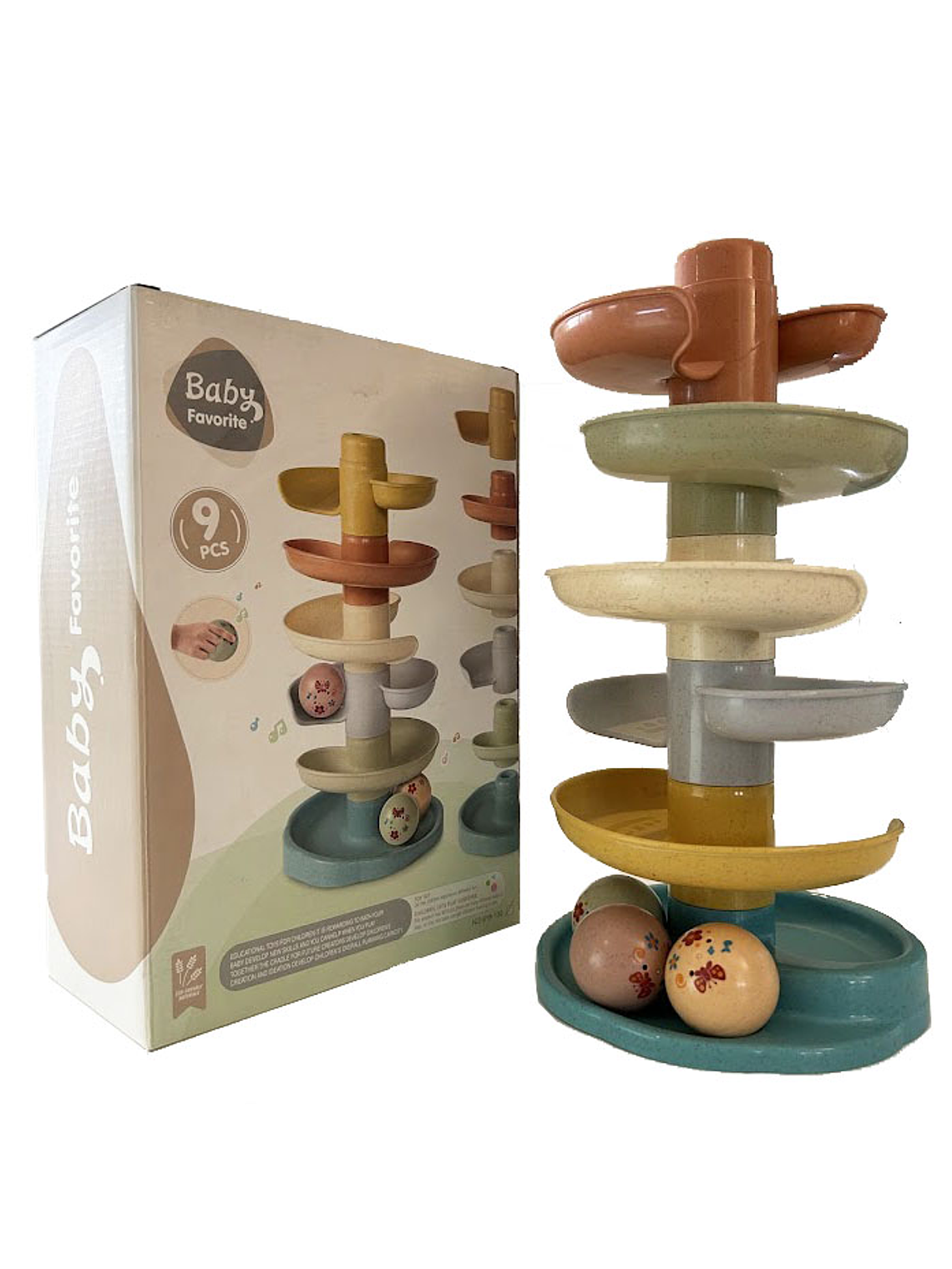 Torre de cascada para pelotas 1