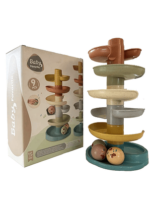 Torre de cascada para pelotas