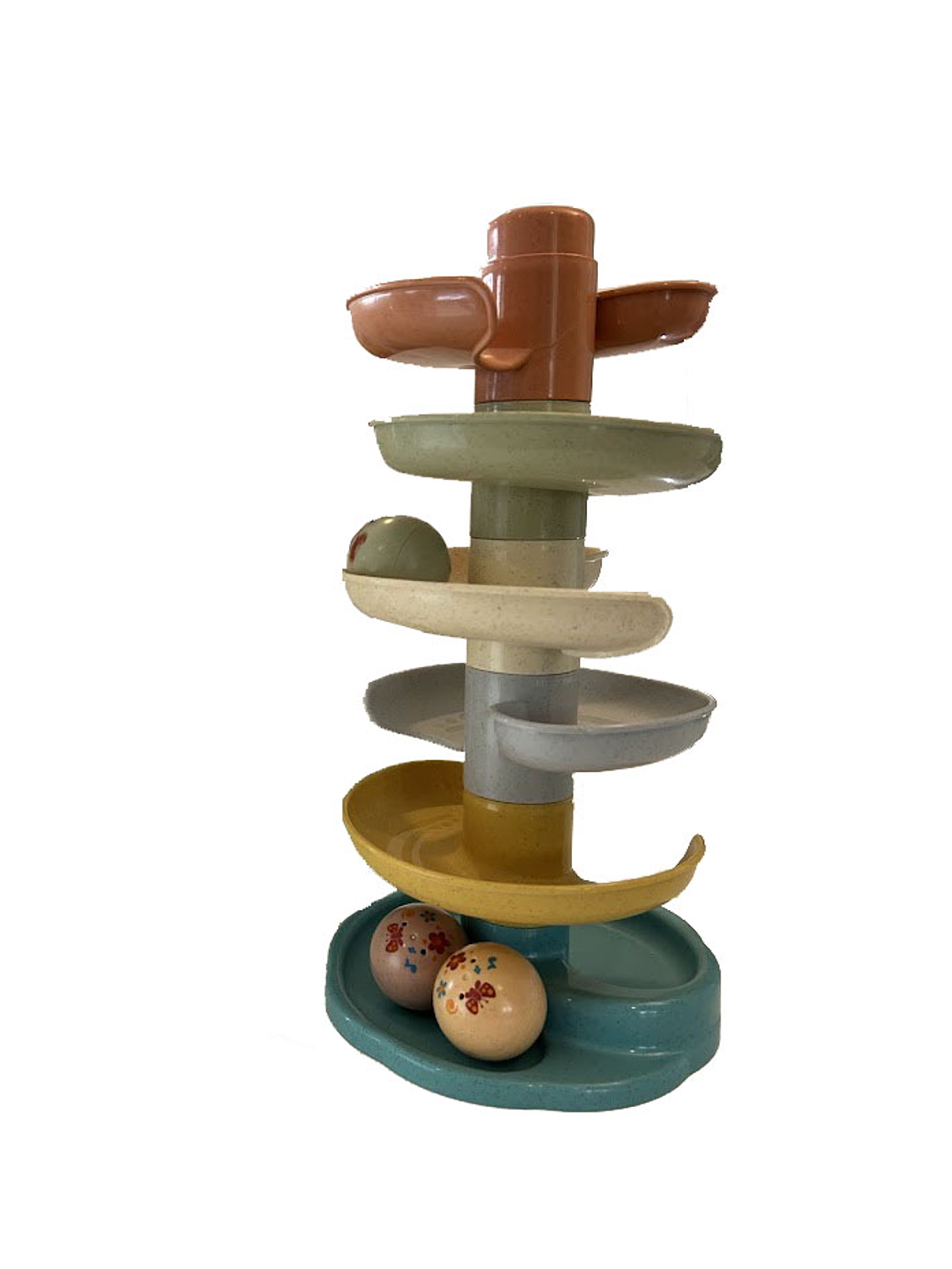 Torre de cascada para pelotas 4