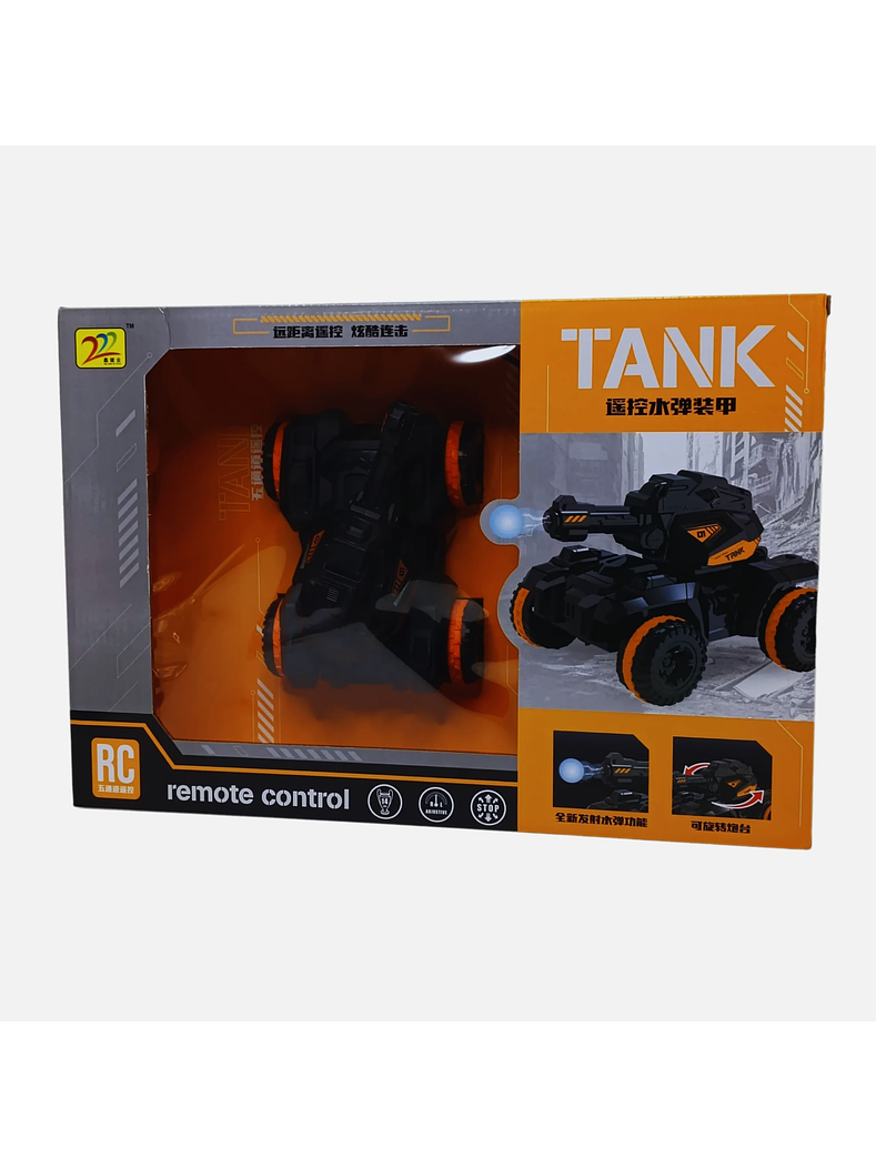 Tanque control remoto lanza gel 2
