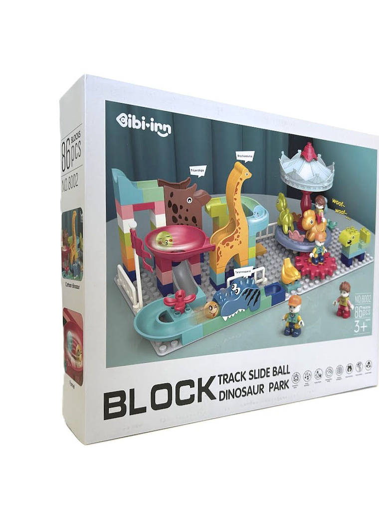 Parque dinosaurio. Bloques de construcción 3