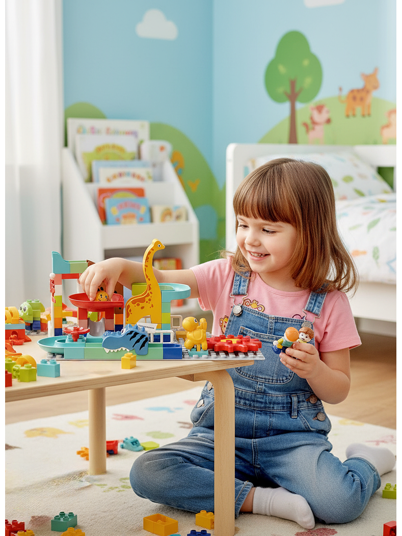 Parque dinosaurio. Bloques de construcción 2