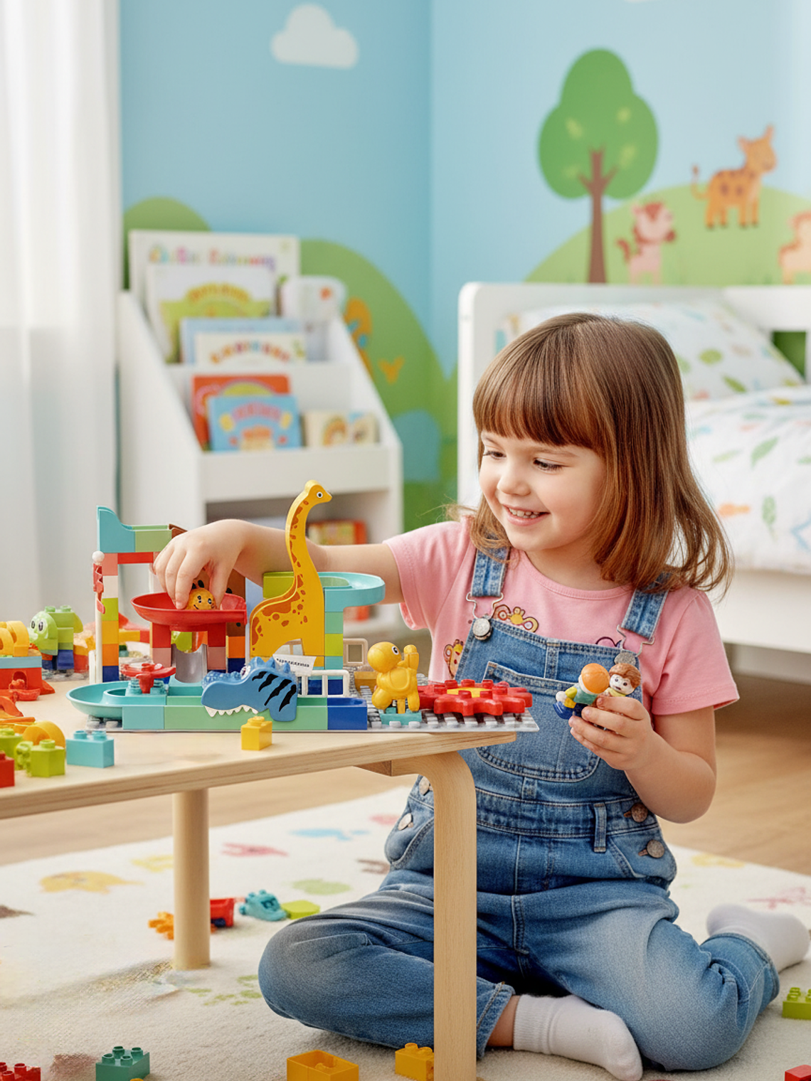 Parque dinosaurio. Bloques de construcción 2