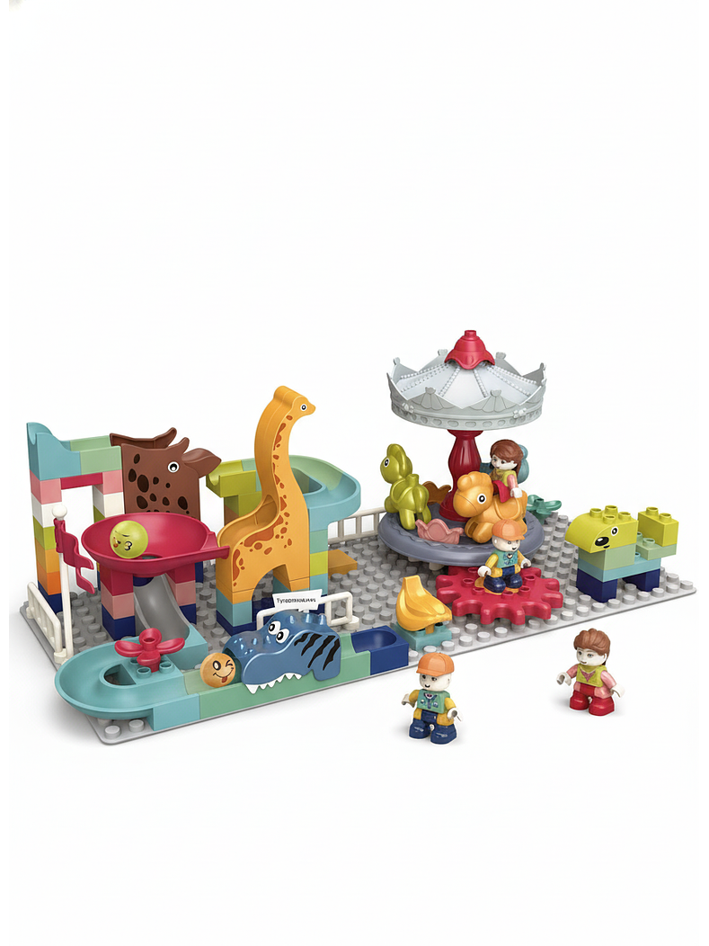 Parque dinosaurio. Bloques de construcción 1