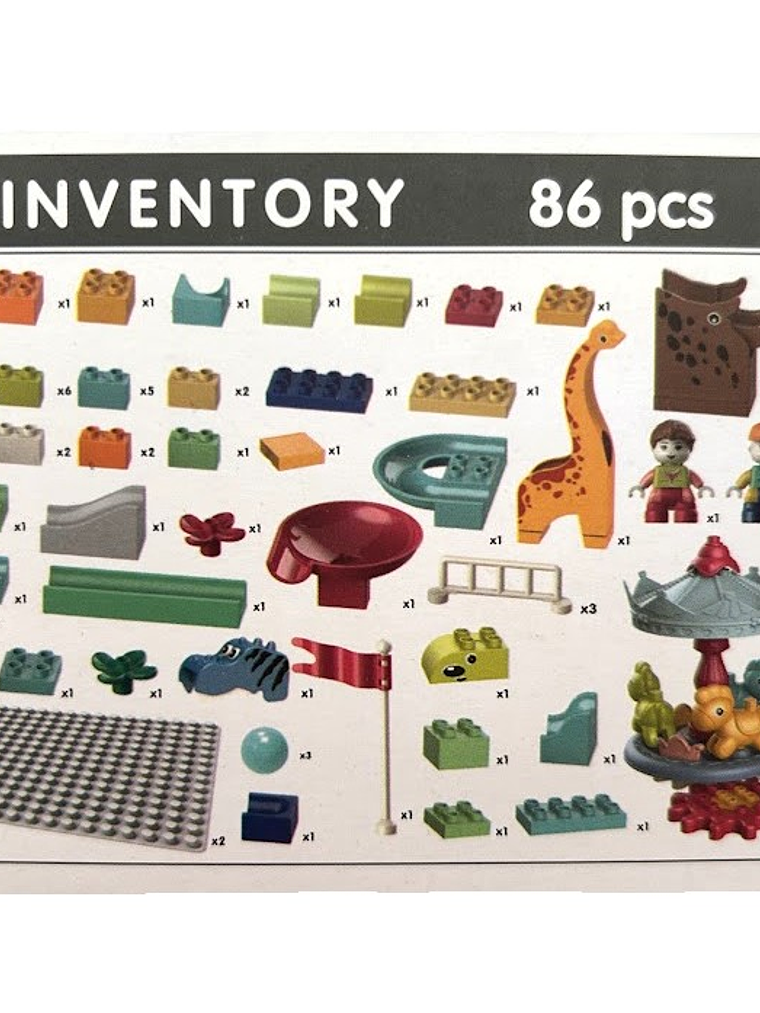 Parque dinosaurio. Bloques de construcción 6