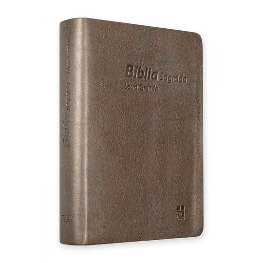 BÍBLIA DN64TILG – BRONZE | CAPA IMITAÇÃO CAMURÇA | LETRA GRANDE