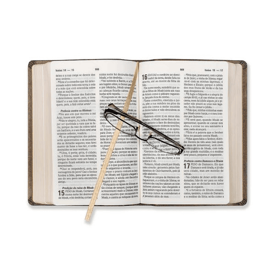 BÍBLIA DN64TILG – BRONZE | CAPA IMITAÇÃO CAMURÇA | LETRA GRANDE