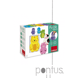 PUZZLE MAGNÉTICO ANIMAIS GOULA REF.55234