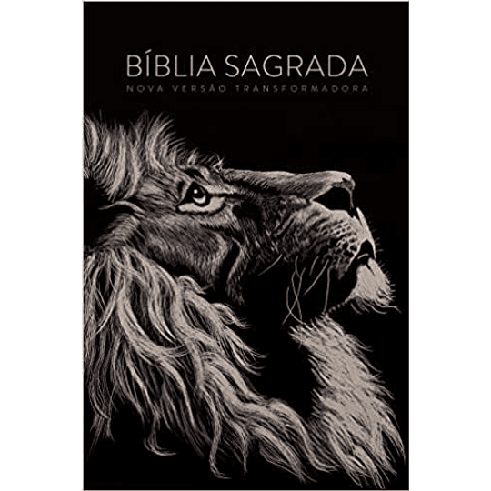 BÍBLIA NVT LG CAPA SOFT TOUCH - LION HEAD (Português) Capa dura 