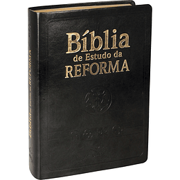 Bíblia de estudo da reforma Capa cor preta