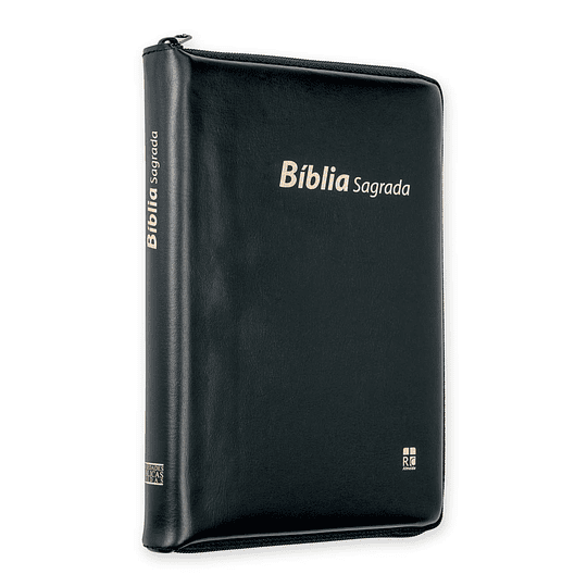 Bíblia DN 42ZTI | Com capa preta, fecho e índice digital