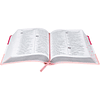 Bíblia Sagrada com letra gigante Capa tricolor, beiras prateadas e índice digital